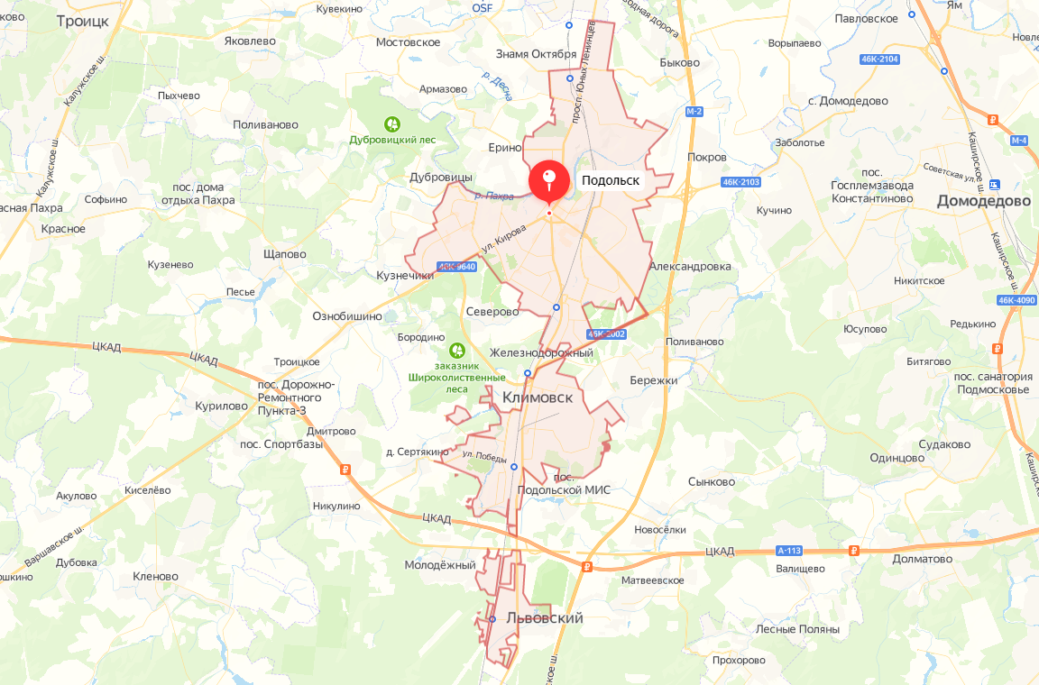 Геодезия земельного участка в Подольске